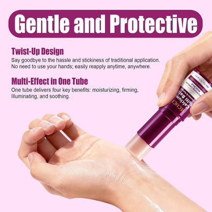 Calcium Smooth Volume Multi Balm, Calcium anti Aging Multi Balm Stick, Collagen Moisturing Wrinkle Core Stick Anti-Aging, Hydrating, Lifting Cream, Skincare for Eyes, Face & Neck (1)